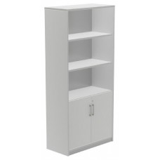 ARMARIO ALTO CON PUERTAS BAJAS 195X90X45 ESTRUCTURA ALUMINIO/PUERTAS GRIS ROCADA 1103AN02V24 (Espera 4 dias)
