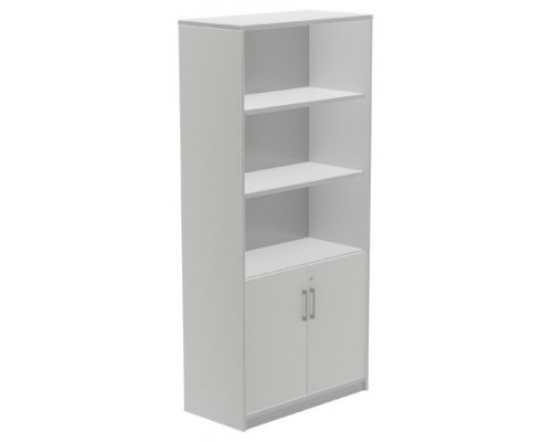 ARMARIO ALTO CON PUERTAS BAJAS 195X90X45 ESTRUCTURA ALUMINIO/PUERTAS GRIS ROCADA 1103AN02V24 (Espera 4 dias)