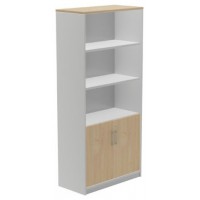 ARMARIO ALTO CON PUERTAS BAJAS 195x90x45 ESTRUCTURA ALUMINIO/PUERTAS ROBLE ROCADA 1103AB08V24 (Espera 4 dias)