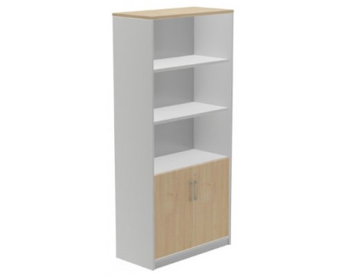 ARMARIO ALTO CON PUERTAS BAJAS 195x90x45 ESTRUCTURA ALUMINIO/PUERTAS ROBLE ROCADA 1103AB08V24 (Espera 4 dias)