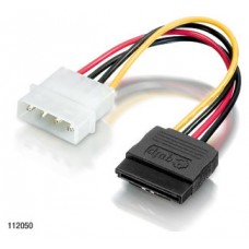 Equip 112050, 0,15 m, Molex (4-pin), SATA de 15 pines,