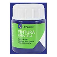 PINTURA PARA TELA TRANSPARENTE T-04 AZUL VICTORIA. 25ML LA PAJARITA 113771 (Espera 4 dias)