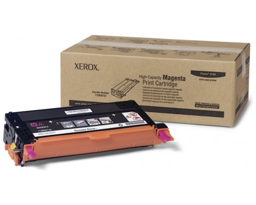 XEROX TEKTRONIX Phaser 6180 Toner Magenta Alta Capacidad (6.000 pag.)