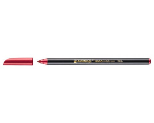 ROTULADOR PUNTA FINA 1200 ROJO METALICO EDDING 1200-072 (MIN10) (Espera 4 dias)