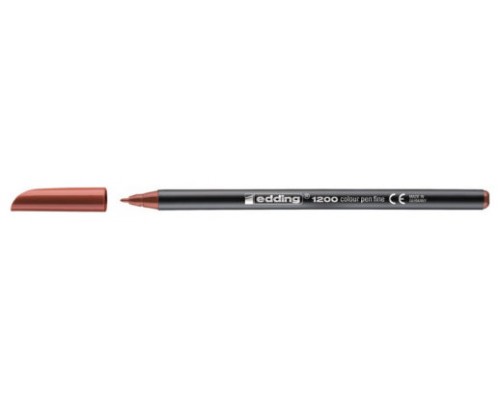 ROTULADOR PUNTA FINA 1200 MARRON EDDING 1200-07 (MIN10) (Espera 4 dias)