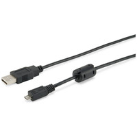 CABLE USB-A A MICROUSB 1.8M EQUIP CON FERRITA 128551