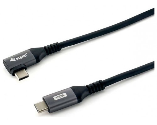 CABLE USB-C MACHO - USB-C MACHO ACODADO