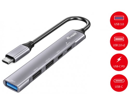 HUB USB-C 3.2 EQUIP LIFE 2 PUERTOS USB 2.0 1 PUERTO