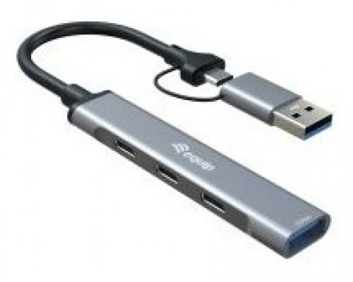 HUB USB-C EQUIP 128969 A 1xUSB-A  3xUSB-C ADAPTADOR