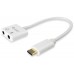 ADAPTADOR USB-C EQUIP A AUDIO 2 JACK 3.5MM HEMBRA