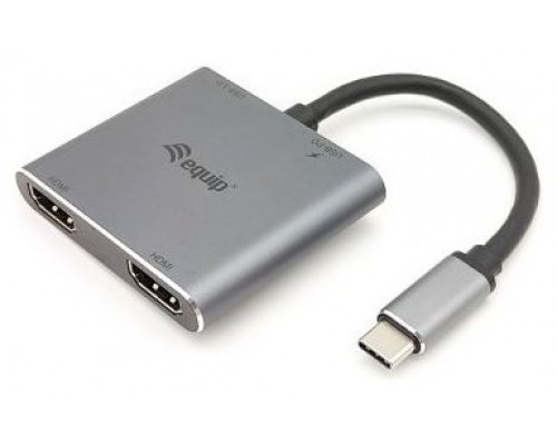 DOCKING USB-C EQUIP 133484 A 2xHDMI 4K 1xUSB-C PD 100W