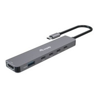 DOCKING USB-C 6-EN-1 EQUIP 133500 A 1xHDMI 4K 4xUSB-C-9SX DOCKING USB-C 6-EN-1 EQUIP 133500 A 1xHDMI 4K 4xUSB-C