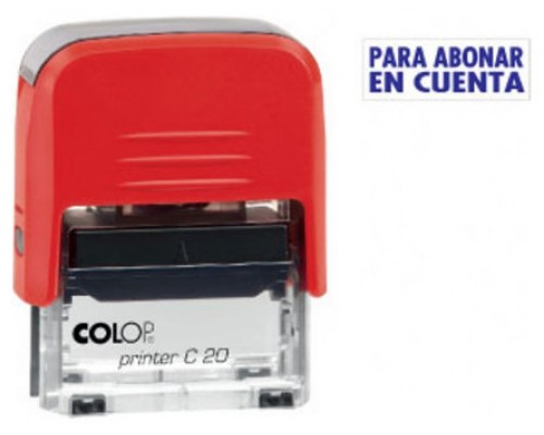 SELLO DE ENTINAJE PRINTER FORMULA PARA ABONAR EN CUENTA COLOP 141686 (Espera 4 dias)