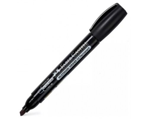 MARCADOR MULTIMARK WINNER 54-E NEGRO PUNTA BISELADA Y SIN CLIP FABER CASTELL 153199 (MIN12) (Espera 4 dias)