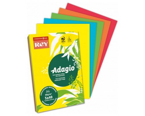 PAQUETE 500H PAPEL 80GR A4 AZUL INTENSO ADAGIO 156248 (MIN5) (Espera 4 dias)