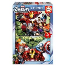 PUZZLE 2x48 AVENGERS DE 3-6 AÑOS EDUCA BORRAS 15932 (Espera 4 dias)