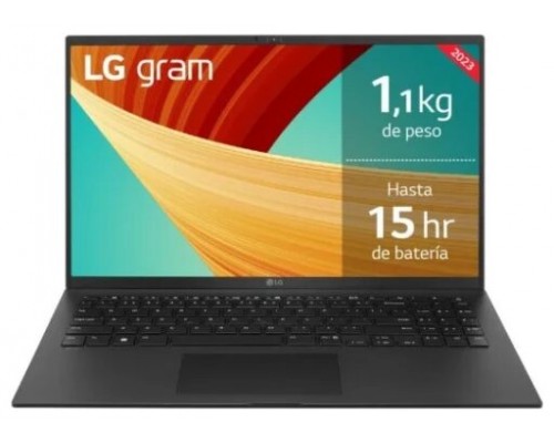 LG Gram 17ZD90R i7-1360P Portátil 43,2 cm (17") 2K Intel® Core™ i7 Extreme Edition 16 GB LPDDR5-SDRAM 512 GB SSD Wi-Fi 6 (802.11ax) Negro (Espera 4 dias)