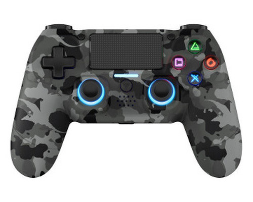 DRAGONSHOCK MIZAR+ BLUETOOTH WIRELESS CONTROLLER FULL GREY CAMO FOR PS4, PC, MOBILE /RGB (Espera 4 dias)