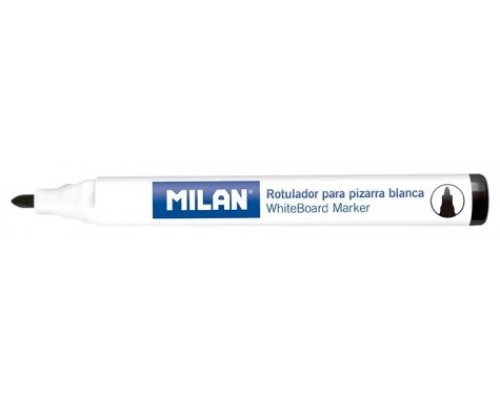 Milan Rotuladores para pizarra blanca, color negro.
