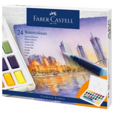 ESTUCHE CON 24 ACUARELAS CREATIVE STUDIO. FABER CASTELL 169724 (Espera 4 dias)