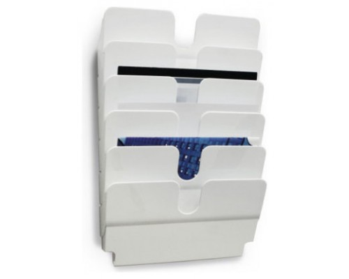 DISPENSADOR PARED FLEXIPLUS 6 COMPARTIMENTOS A4 HORIZONZAL BLANCO DURABLE 1700014011 (Espera 4 dias)