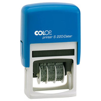 SELLO DE ENTINAJE S 220 4MM ESPA&Ntilde;OL AZUL/AZUL COLOP 136429 (Espera 4 dias)