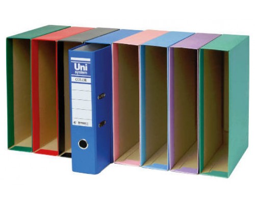 CAJA FOLIO EN COLOR AZUL SERENA UNISYSTEM COLOR 17221033 (MIN12) (Espera 4 dias)