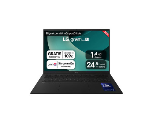 PORTATIL LG GRAM, 17", ULTRA 7, 32GB RAM, 1TB SSD, WINDOWS 11 HOME (Espera 4 dias)