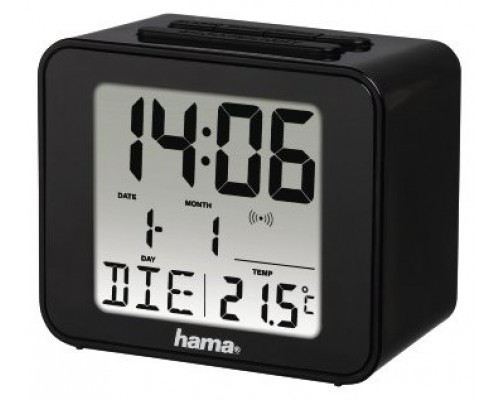 HAMA Home Reloj Despertador Cube Negro