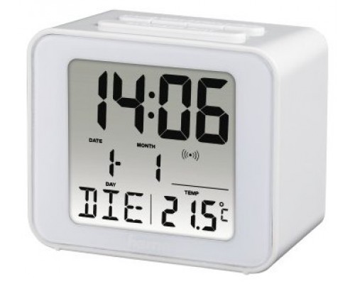 HAMA Home Reloj Despertador Cube Blanco