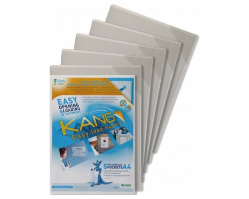 PACK DE 5 FUNDA MAGNÉTICA KANG EASY LOAD A4 TARIFOLD 194690 (Espera 4 dias)