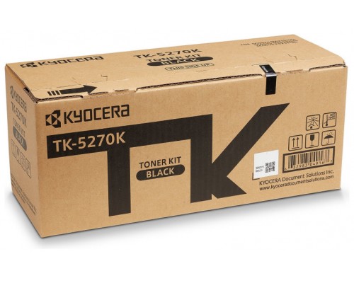 Kyocera Toner TK5270K negro 8.000 paginas (1T02TV0NL0)