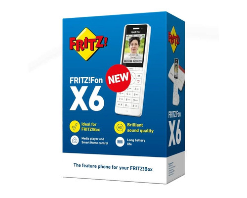 FRITZ!Fon X6 Tel&eacute;fono Inal&aacute;mbrico Blanco 300 m