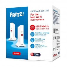 Fritz!Repeater Mesh Set 4200 2-pk WiFi6-SX30 Fritz!Repeater Mesh Set 4200 2-pk WiFi6