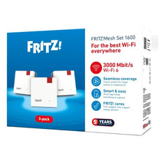 Fritz! Mesh WiFi Set 1600 3-pk Repeater WiFi6-SX29 Fritz! Mesh WiFi Set 1600 3-pk Repeater WiFi6