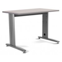 MESA DE OFICINA SERIE METAL 140X80 GRIS / GRIS ROCADA 2001AC02 (Espera 4 dias)