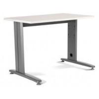 MESA DE OFICINA SERIE METAL 140X80 GRIS / BLANCO ROCADA 2001AC04 (Espera 4 dias)