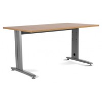 MESA DE OFICINA SERIE METAL 160X80 GRIS / ROBLE ROCADA 2002AC08 (Espera 4 dias)