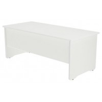 MESA DE OFICINA SERIE WORK 200X80 BLANCO / BLANCO ROCADA 2004AW04V24 (Espera 4 dias)