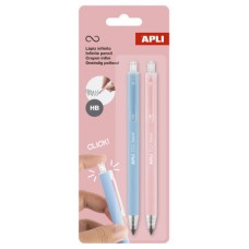 PACK 2 LAPICES RETRACTIL INFINITO AZUL/ROSA APLI 20066 (Espera 4 dias)-SX4 PACK 2 LAPICES RETRACTIL INFINITO AZUL/ROSA APLI 20066 (Espera 4 dias)
