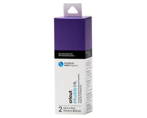 Cricut Infusible Ink L&aacute;mina de vinilo de transferencia t&eacute;rmica Vinilo de termotransferencia liso 2 hojas (Espera 4 dias)