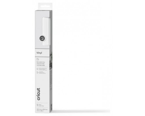 Cricut 2011345 vinilo adhesivo Desmontable Blanco (Espera 4 dias)