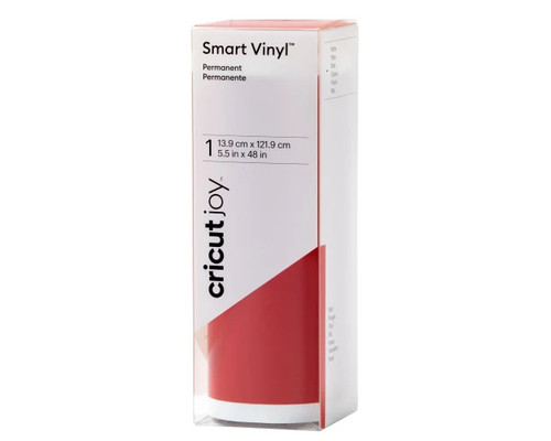 CRICUT SMART VINYL PERMANENT JOY 14X122CM 1 SHEET (MAT RED) (Espera 4 dias)