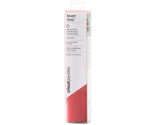 CRICUT SMART VINYL PERMANENT JOY XTRA 24,1X91,5CM 1 SHEET (RED) (Espera 4 dias)