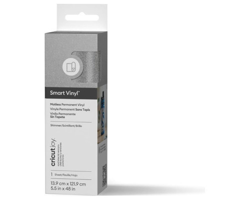 CRICUT SMART VINYL PERMANENT JOY 14X122CM 1 SHEET (SILVER) (Espera 4 dias)-SX4 CRICUT SMART VINYL PERMANENT JOY 14X122CM 1 SHEET (SILVER) (Espera 4 dias)