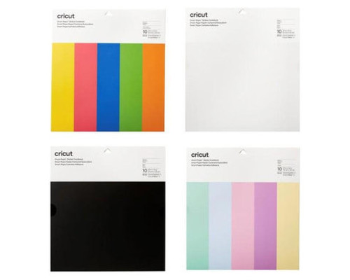 CRICUT SMART STICKER CARDSTOCK 33X33CM 10 SHEETS (WHITE) (Espera 4 dias)