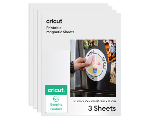 CRICUT PRINTABLE MAGNET SHEETS A4 (3) WHITE (Espera 4 dias)