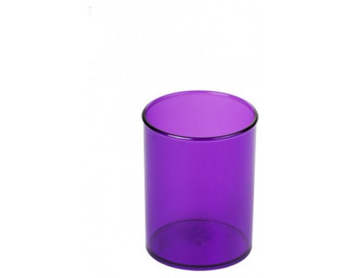 CUBILETE DE PLASTICO 78 MM. DIAMETRO X 100 MM. ALTO TRANSPARENTE VIOLETA FAIBO 205-58 (MIN10) (Espera 4 dias)