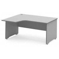 MESA DE OFICINA SERIE WORK CON FORMA DE L IZQUIERDA 160X120 GRIS / GRIS ROCADA 2053AN02V24 (Espera 4 dias)