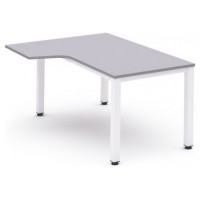 MESA DE OFICINA SERIE EXECUTIVE FORMA L IZQUIERDA 180X120 BLANCO/GRIS ROCADA 2054AM02 (Espera 4 dias)